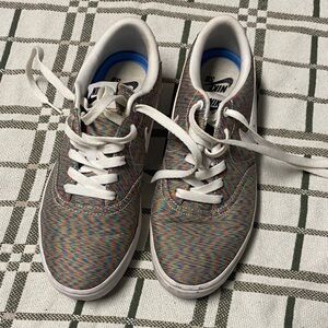 Nike Multicolor Woven Low-Top Sneakers with White Laces